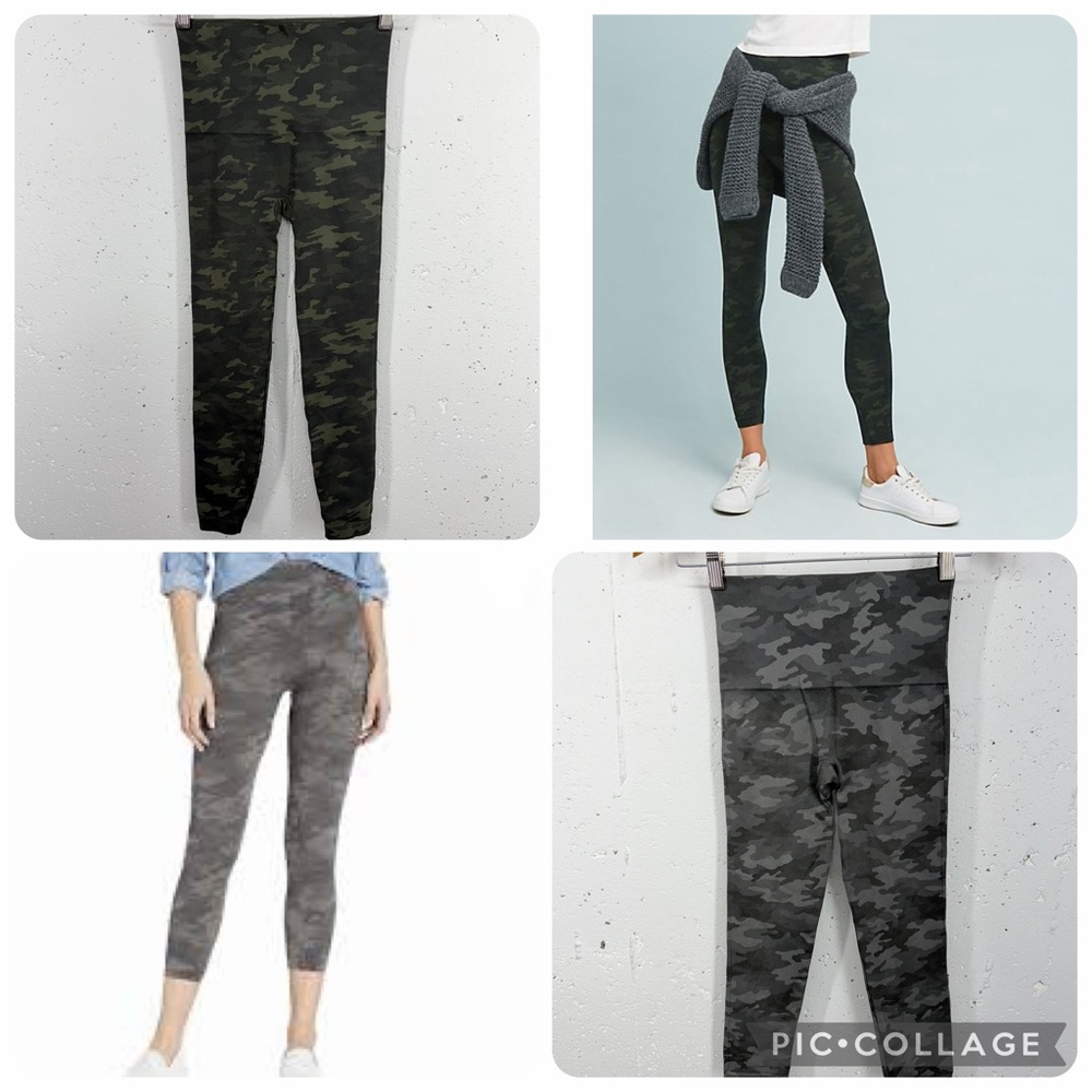 SPANX Lot of 2 Women’s Small Camo Look At Me Know Seamless Leggings